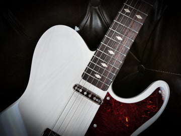 Pre-Order Fred Stuart DiamondBack Mary Kaye White Rosewood Fretboard